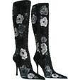 hohe schwarze Stiefel